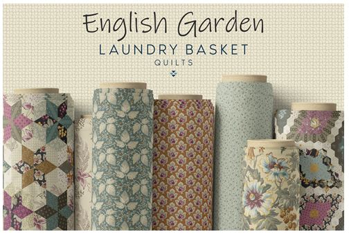 English Garden Chamomile Cottage - Edyta Sitar - PER QUARTER METRE English Garden Chamomile Cottage - Edyta Sitar - PER QUARTER METRE
