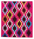 Tumbler Quilts Close Up of Quilt By Valerie Prideaux for C & T Publishing 11549