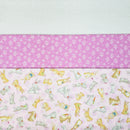 3 Yard Fabric Bundle for Fabric Café Books/Patterns - Everybunny Loves Somebunny Sometime (Printed Cotton)