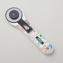 45mm Olfa Rotary Cutter with Blooming Garden Handle design