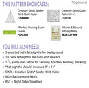 Coffee Break Table Runner Pattern Picture of Pattern Requirements Cut Loose Press CLPKAL012