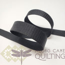 Charcoal Polypropylene Webbing 1" (25mm) Wide