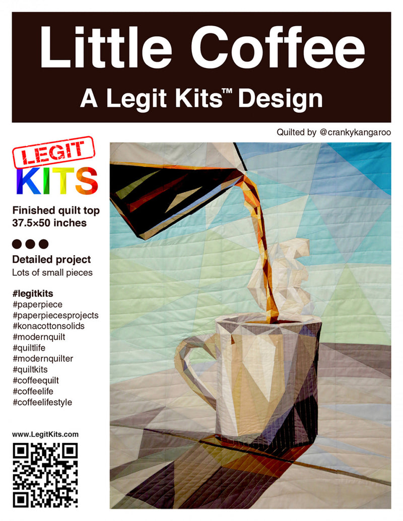 Little Coffee Quilt Pattern Legit Kits LK-PT004