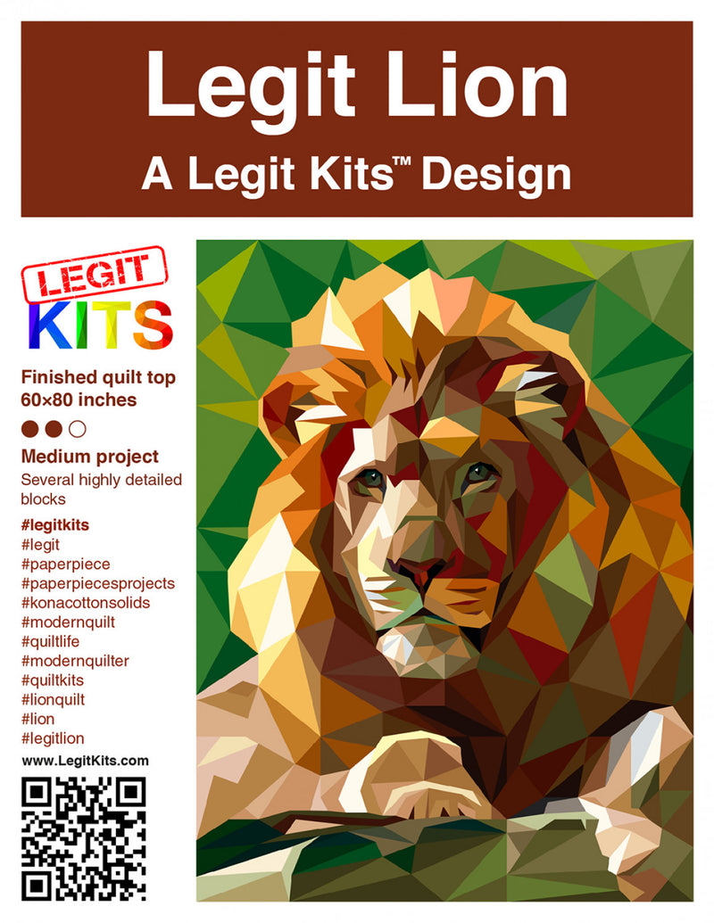 Legit Lion Pattern Legit Kits LK-PT006