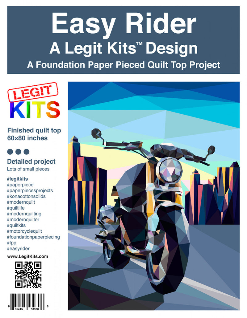 Easy Rider Quilt Pattern Legit Kits LK-PT022