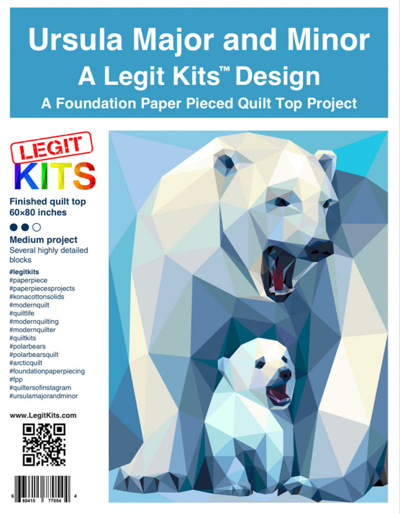 Ursula Major & Minor Quilt Pattern Legit Kits LK-PT029