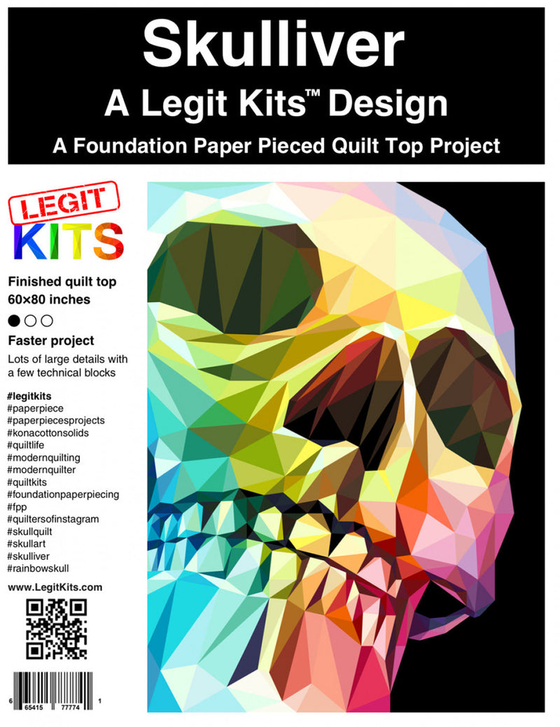 Skulliver Quilt Pattern Legit Kits LK-PT031