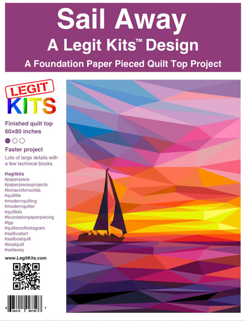 Sail Away Quilt Pattern Legit Kits LK-PT038