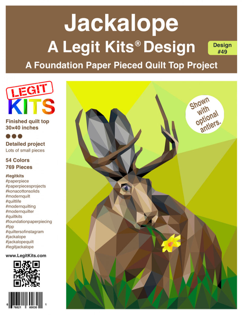 Jackalope Quilt Pattern Legit Kits LK-PT049