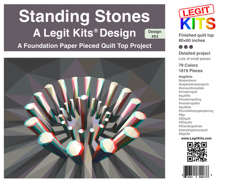 Standing Stones Quilt Pattern Legit Kit LK-PT053