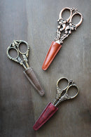 Leather-Scissor-Sheaths picture of all three colors spread out