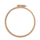 Nurge Beech Round Quilt Hoops 24mm (1 inch) Deep showing vertical orientation