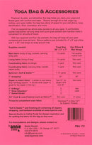 Yoga Bag Pattern Picture of Back of Pattern ByAnnie PBA172