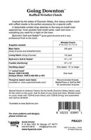 Going Downton Pattern Picture of Back of Pattern ByAnnie PBA221