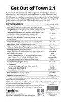 Get Out of Town Duffle 2.1 Bag Pattern Picture of Back of Pattern ByAnnie PBA227-21