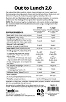 Out to Lunch 2.0 Picture of Back of Pattern ByAnnie PBA231-2