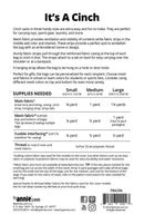 It's A Cinch Pattern Picture of Back of Pattern  ByAnnie PBA286