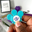 The Gypsy Quilter 3 In 1 Needle Threader with Cutter Picture of Threader Shown Being Used TGQ142