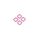 Tula Pink .5 inch Rectangle Rings Set of Four