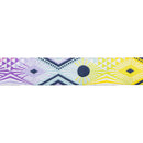 Tula Pink Tabby Road Deja Vu Lucy 22mm (7/8") Wide Ribbon shown flat