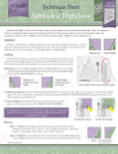 Studio 180 Design Technique Sheet for V Block - Sidekicks and High/Low UDTEC05