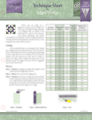 Edge Wedge Studio 180 Design Technique Sheets for Wedge Star UDTEC36