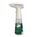 Acorn Easy E-Sprayer Filled with 16 oz. Easy Press Fabric Treatment of a white handheld sprayer with green label on a white background.