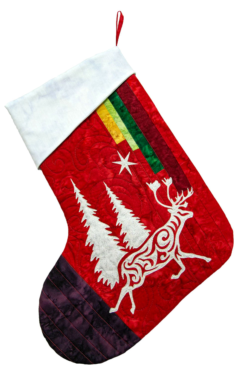 Arctic Holiday Stocking & Gift Bag by Marie Noah for Northern Threads