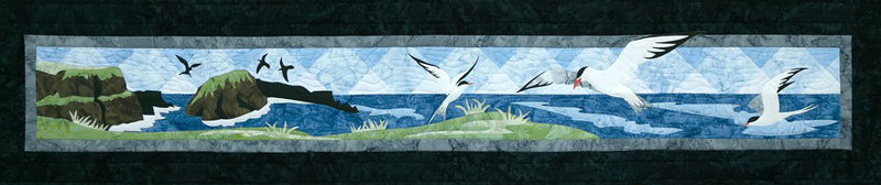 Arctic Terns with Appliqué Shapes by Marie Noah for Northern Threads