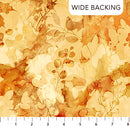 Autumn Breeze 108" B28058-52 Ochre Leaf Backing by Deborah Edwards and Melanie Samra for Northcott