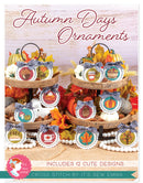 Autumn Days Ornaments Cross Stitch