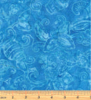 Bali Petal Play 9165-54 Motifs Denim by Benartex