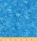 Bali Petal Play 9165-54 Motifs Denim by Benartex