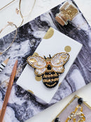 Bead Embroidery Decoration Kit - Golden Bee