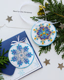Bead Embroidery Two-Sided Decoration Kit - Small Snowflake