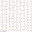 Bee Backgrounds C6387-GRAY Honeycomb by Lori Holt for Riley Blake Designs