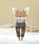 Bernard Fox Doll standing on plush surface