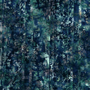 Woodland Batiks MR56-21 Teal by McKenna Ryan for Hoffman Fabrics.