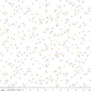 Blossom On White C730-RAINBOW by Christopher Thompson for Riley Blake Designs