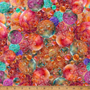 Bubblelicious X5619-12 Pink by Marles Janssen for Hoffman Fabrics.