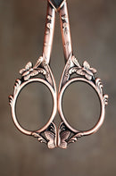 Butterfly Scissors in Antique Copper Finish