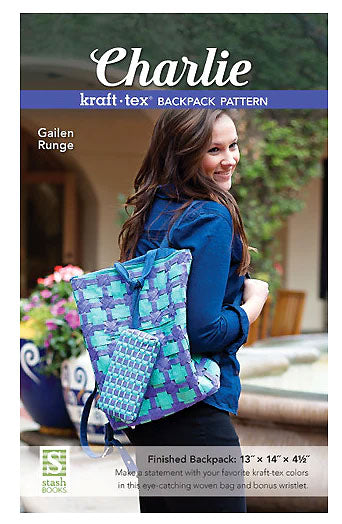 Charlie Backpack Kraft-Tex Pattern by Gailen Runge for C & T Publishing