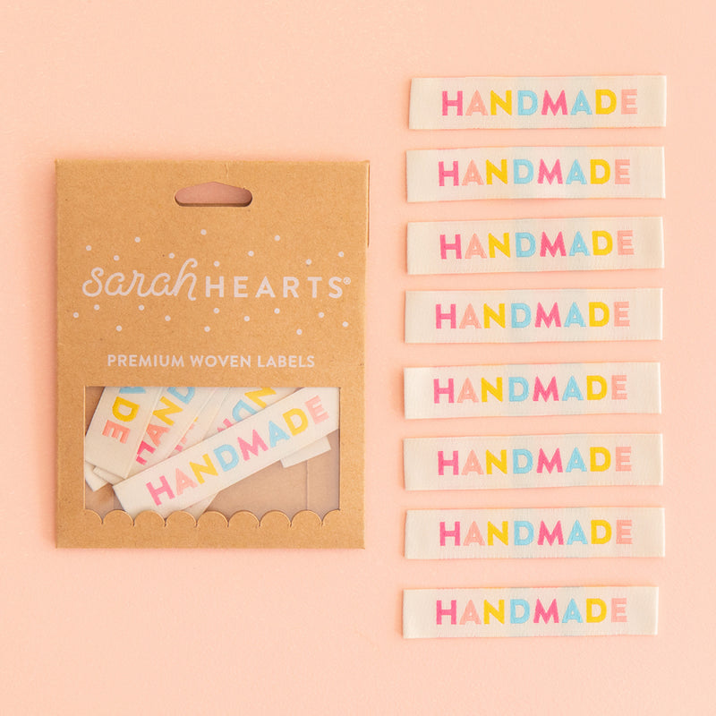 Colorful Handmade Label Sarah Hearts SH-LP101
