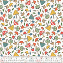 Cozy Flannel 53420F-7 Ivory Shroomates by Windham Fabrics
