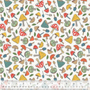 Cozy Flannel 53420F-7 Ivory Shroomates by Windham Fabrics