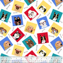 Cozy Flannel 53423F-1 White Hound Sight by Windham Fabrics