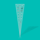 Creative Grids 15 Degree Triangle - 24 1/2 Inch
