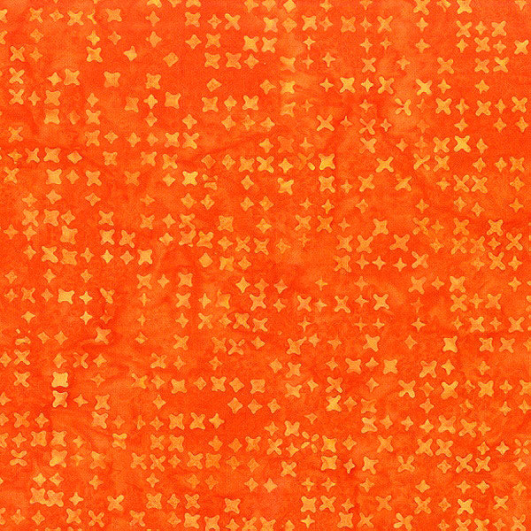 Criss Cross Batik 856Q-2 Mandarin by Anthology Fabrics