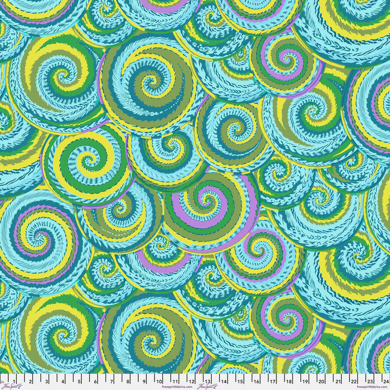 Curly Baskets PWPJ066.GREEN by Philip Jacobs for FreeSpirit