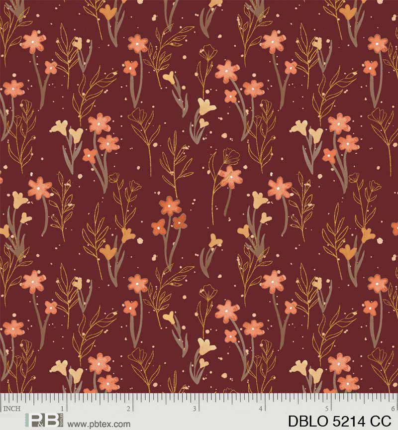 Desert Blooms DBLO 5214 CC by Laura Marshall for P&B Textiles